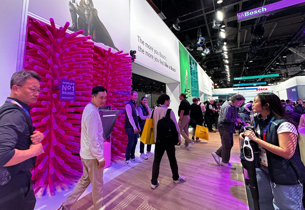 Bosch CES 2026 Textures Booth Design Event Marketer