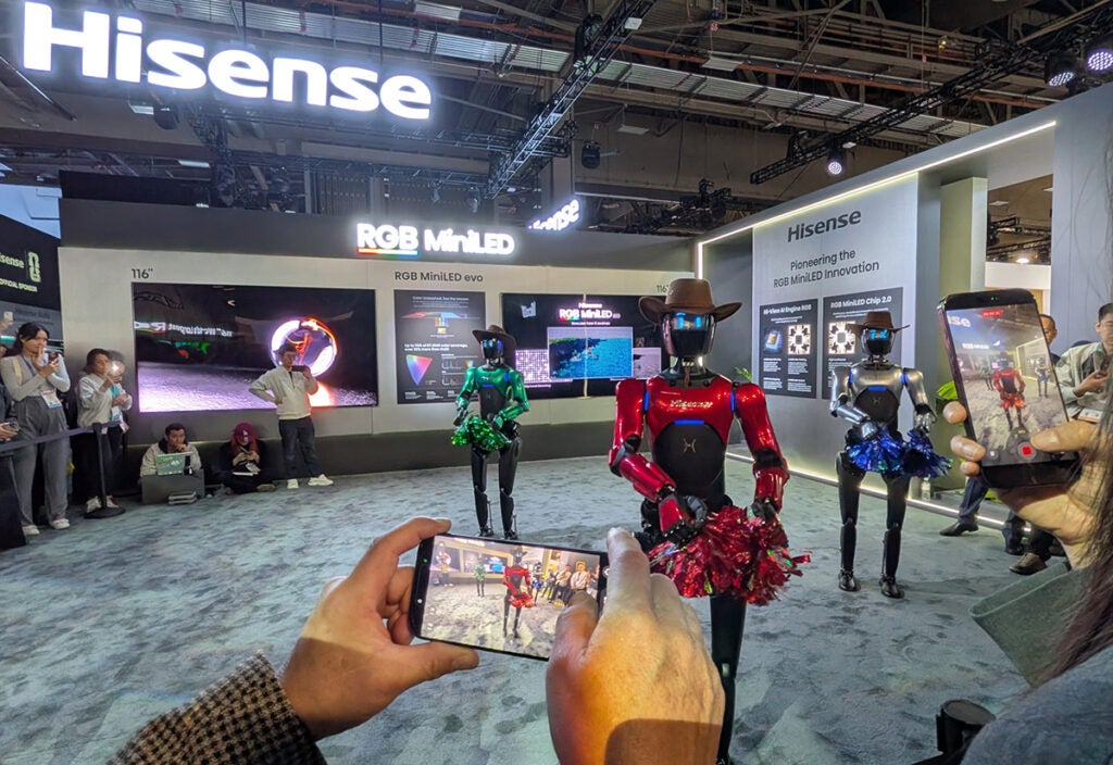 Hisense Robots Dancing CES 2026 Event Marketer
