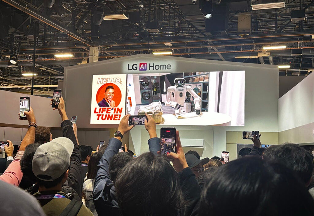 LG Robots Laundry CES 2026 Event Marketer