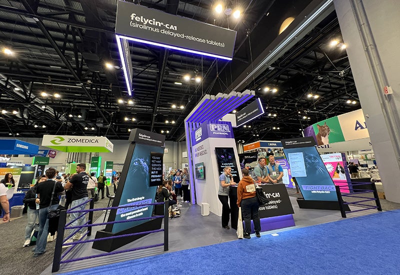 PRN Pharmacal booth at VMX