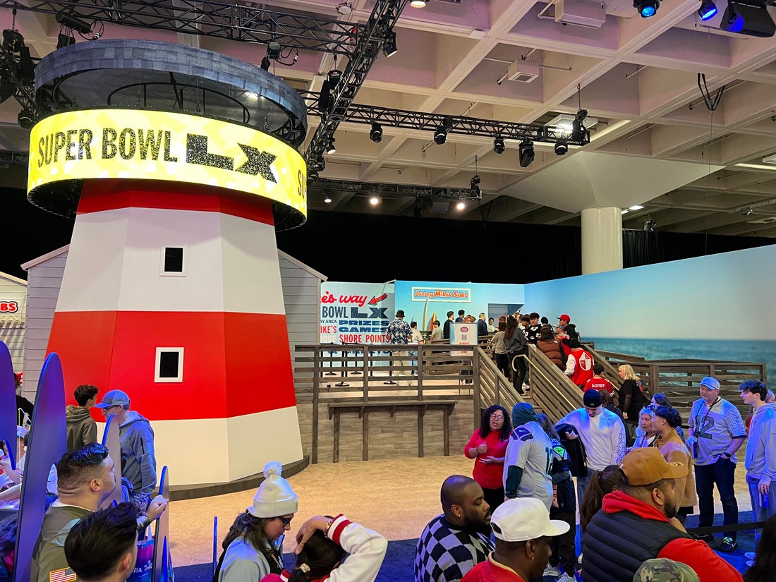 jersey mikes Super Bowl LX Experience _JCA_lighthouse