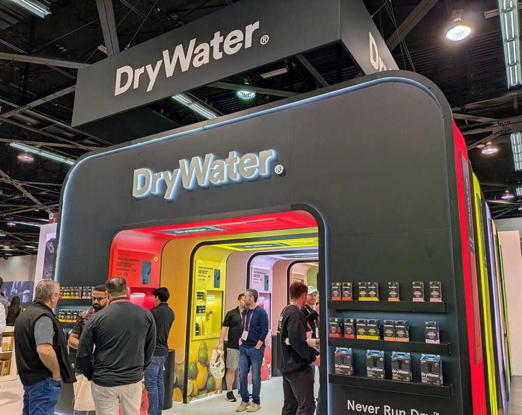 Expo West Event Marketer DryWater Exhibit