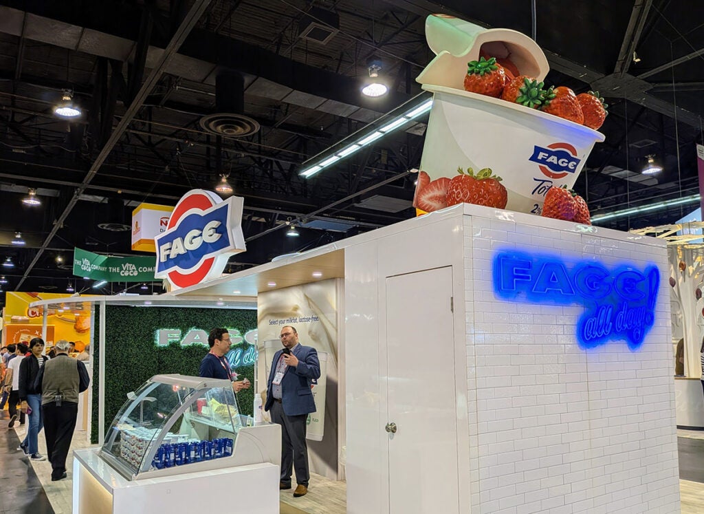 Expo West Event Marketer Fage Sampling Exhibit