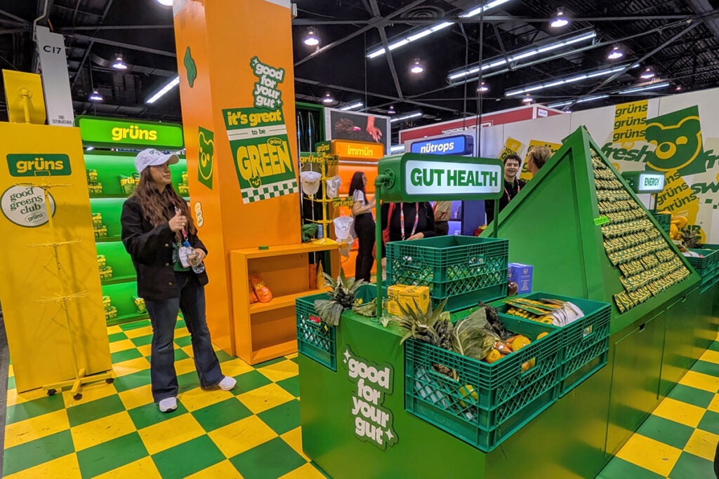 Expo West Event Marketer Gruns Sampling Exhibit