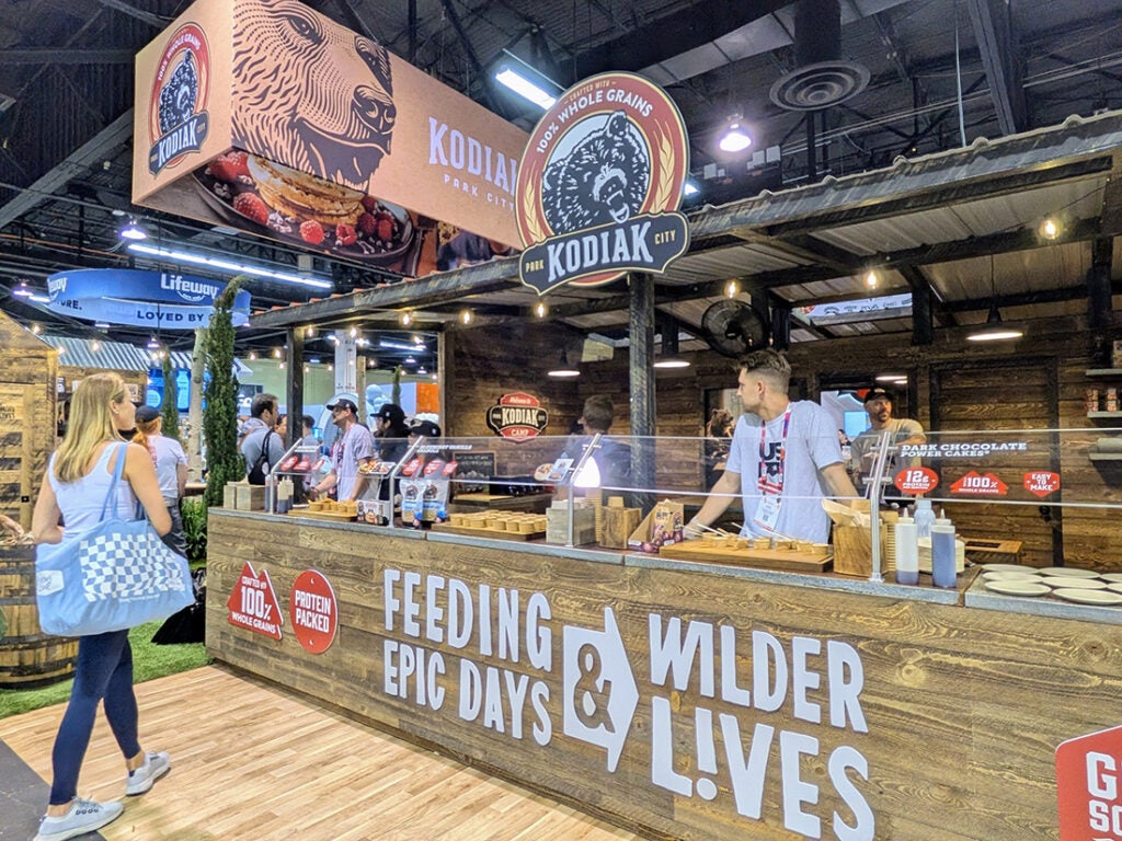 Expo West Event Marketer Kodiak Sampling Exhibit