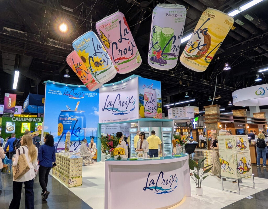 Expo West Event Marketer Sampling Exhibit Design