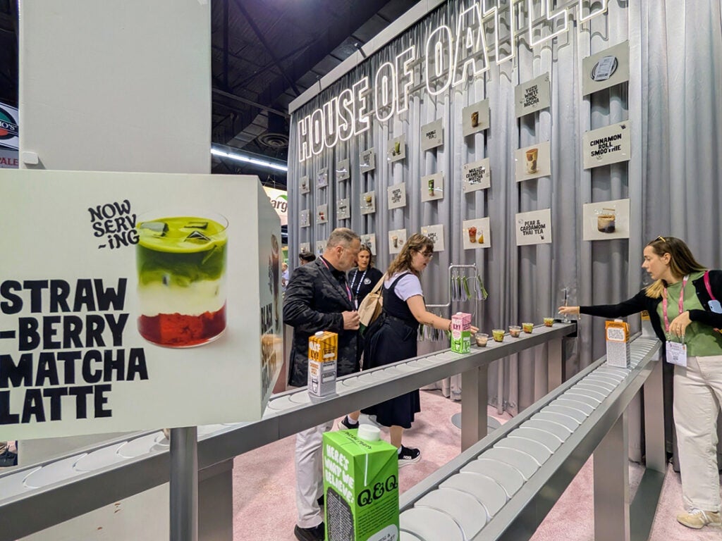 Expo West Event Marketer Oatly Exhibit