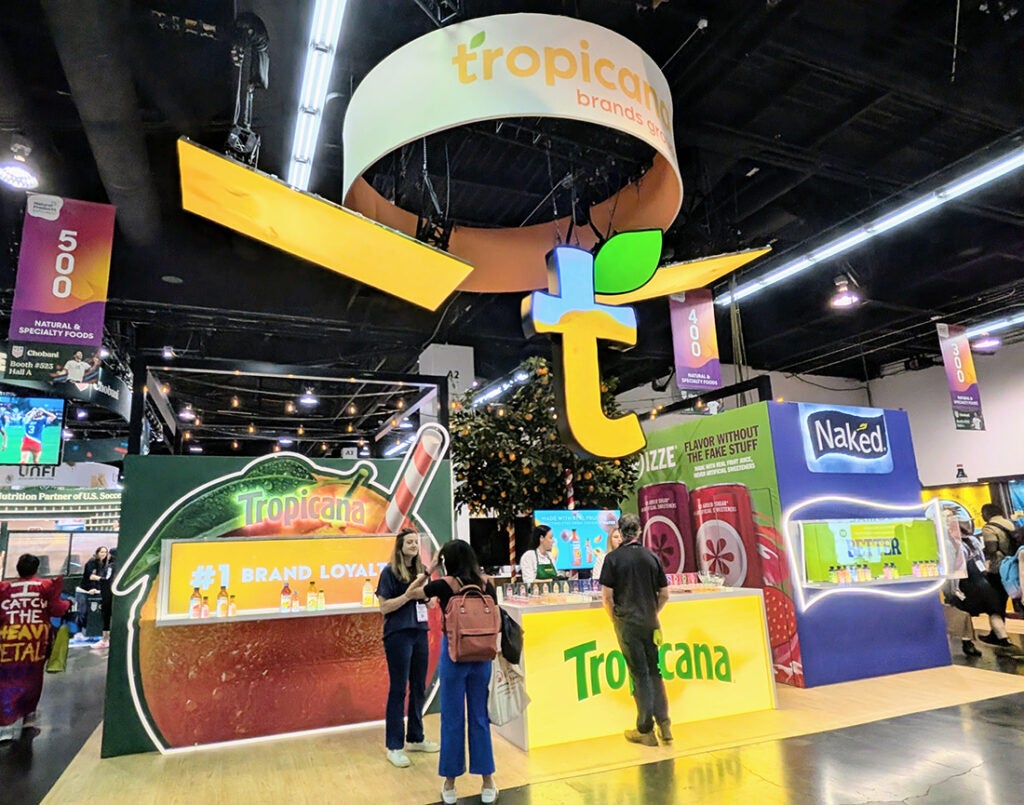 Expo West Event Marketer Tropicana Sampling