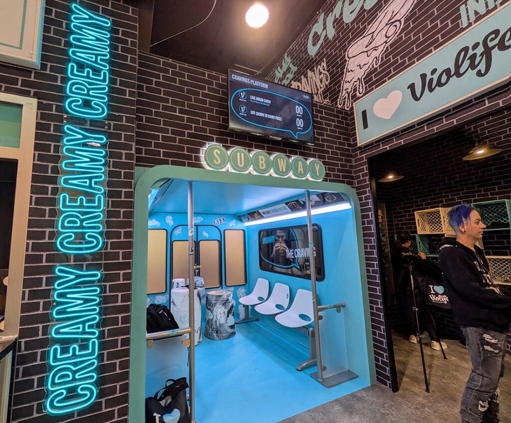 Expo West Oatly Event Marketer Sampling Design