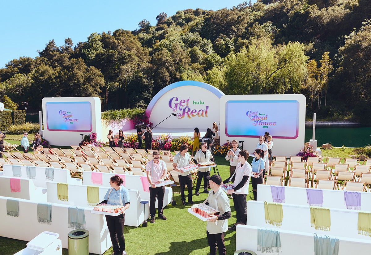 Hulu's Get Real House stage