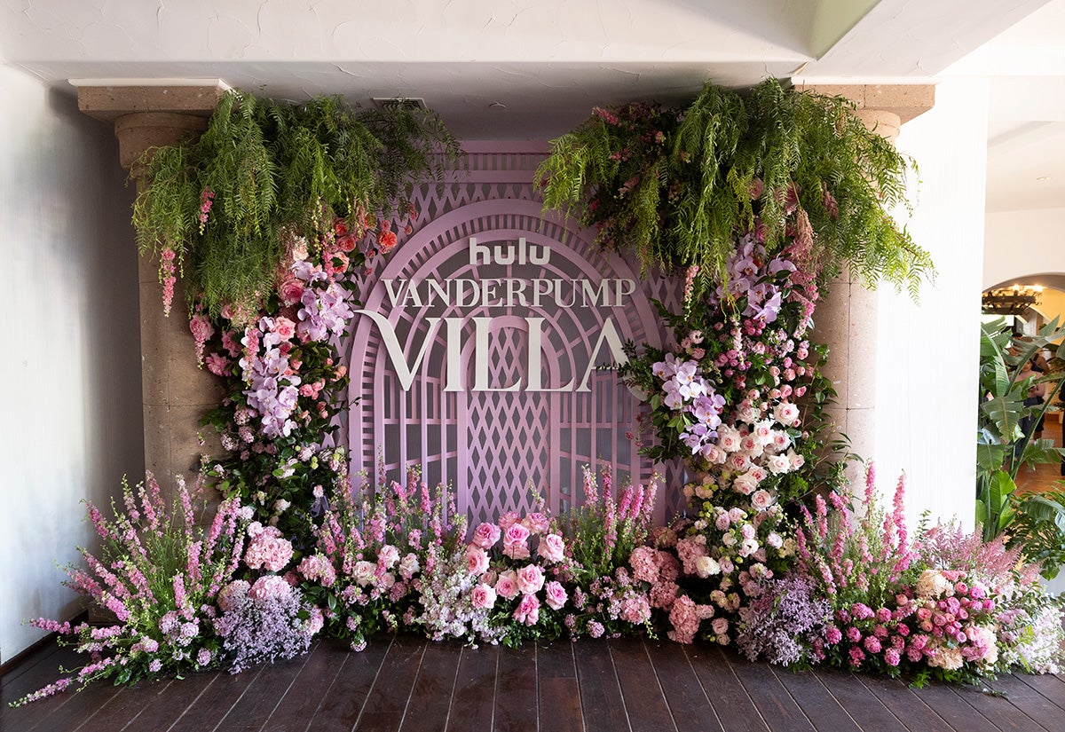 Hulu's Get Real House Vanderpump Villa photo op