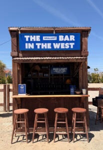 Post Malone & Bud Light - The Smallest Bar in the West_stagecoach 2026 activations