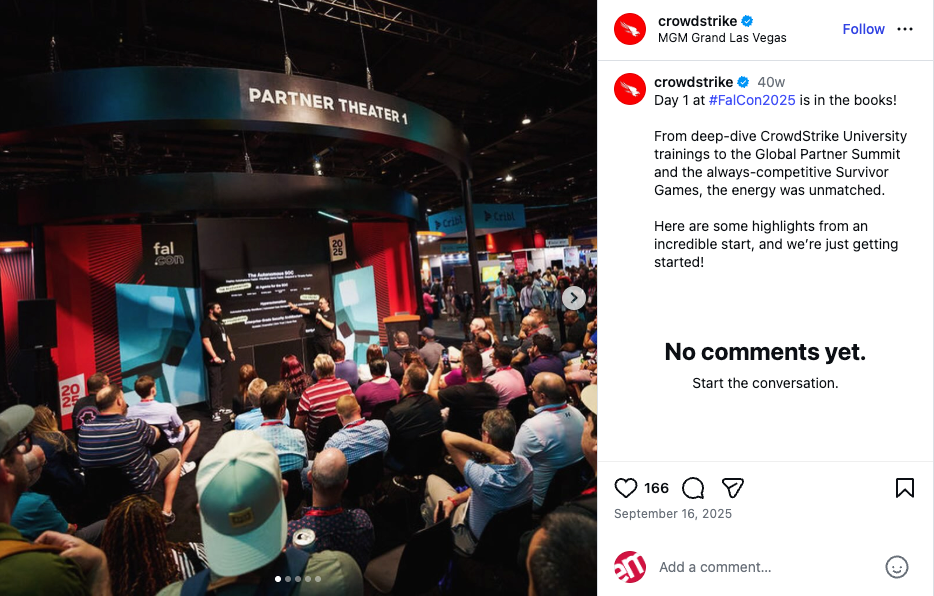 Crowdstrike pre-event programming crowdstrike fal.con 2025_@crowdstrike