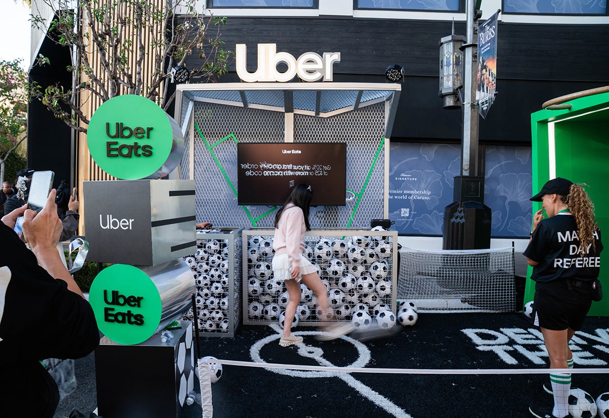 Uber's Made for Match Day activation at FIFA World Cup 2026