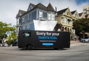 Uber “Sorry for Your (Team’s) Loss” Mobile Activation