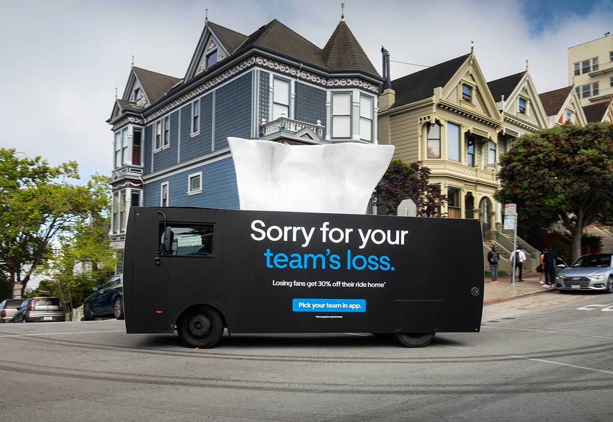 Uber &ldquo;Sorry for Your (Team&rsquo;s) Loss&rdquo; Mobile Activation