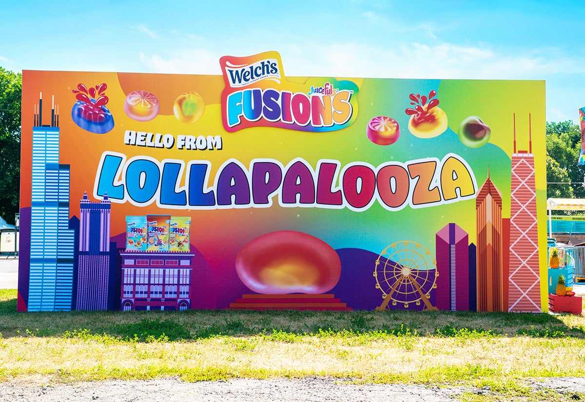 Welch's Fusions at Lollapalooza 2026